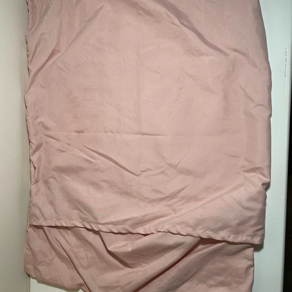 Comforter Set in a Light Pink with Boho Accents